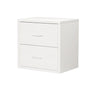 Iron Frame Tip Resistant Kids Nightstand with Drawers Image - 16