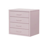 Iron Frame Tip Resistant Kids Nightstand with Drawers Image - 2
