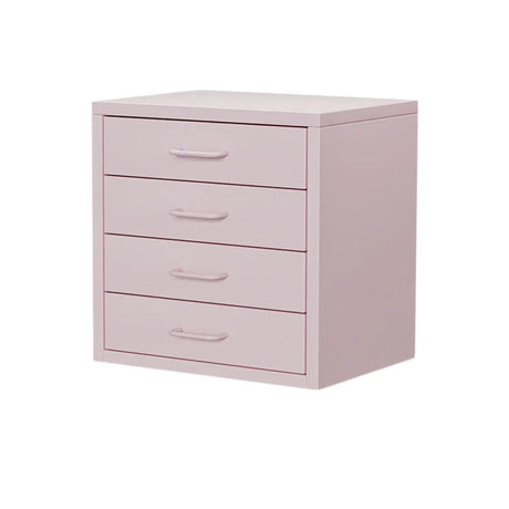 Iron Frame Tip Resistant Kids Nightstand with Drawers Image - 2