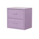 Iron Frame Tip Resistant Kids Nightstand with Drawers Image - 3