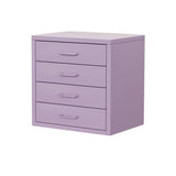 Iron Frame Tip Resistant Kids Nightstand with Drawers Image - 7