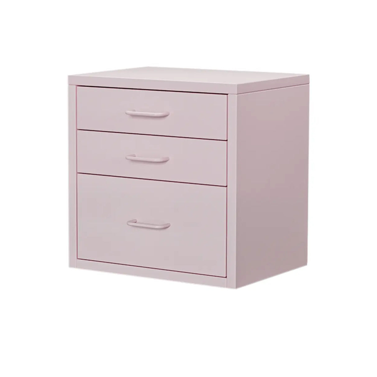 Iron Frame Tip Resistant Kids Nightstand with Drawers Image - 9