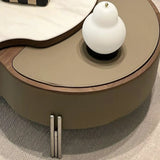 Khaki Extendable Microlite Coffee Table with Storage Image - 11