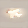 Kids Bedroom Airplane LED Flush Mount Ceiling Fixture Image - 3