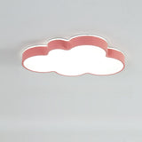 Kids Bedroom Lovely Cloud LED Flush Mount Ceiling Light Image - 11