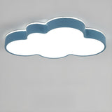Kids Bedroom Lovely Cloud LED Flush Mount Ceiling Light Image - 12