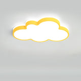 Kids Bedroom Lovely Cloud LED Flush Mount Ceiling Light Image - 13