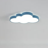 Kids Bedroom Lovely Cloud LED Flush Mount Ceiling Light Image - 15