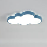 Kids Bedroom Lovely Cloud LED Flush Mount Ceiling Light Image - 19