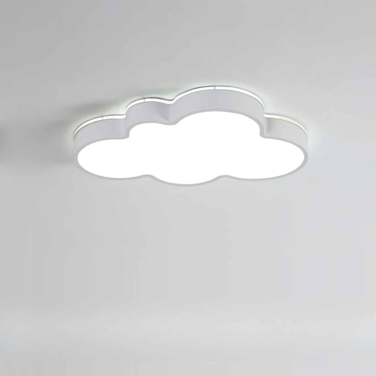 Kids Bedroom Lovely Cloud LED Flush Mount Ceiling Light Image - 2