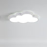 Kids Bedroom Lovely Cloud LED Flush Mount Ceiling Light Image - 2