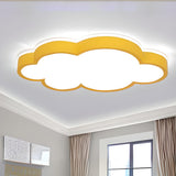 Kids Bedroom Lovely Cloud LED Flush Mount Ceiling Light Image - 23