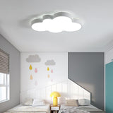 Kids Bedroom Lovely Cloud LED Flush Mount Ceiling Light Image - 4