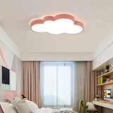 Kids Bedroom Lovely Cloud LED Flush Mount Ceiling Light Image - 5