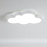 Kids Bedroom Lovely Cloud LED Flush Mount Ceiling Light Image - 6