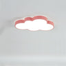 Kids Bedroom Lovely Cloud LED Flush Mount Ceiling Light Image - 7