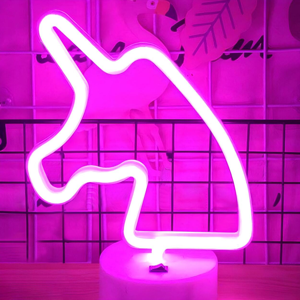 Kids Cartoon Lightning Bolt Mini Neon LED Night Lamp Image - 11