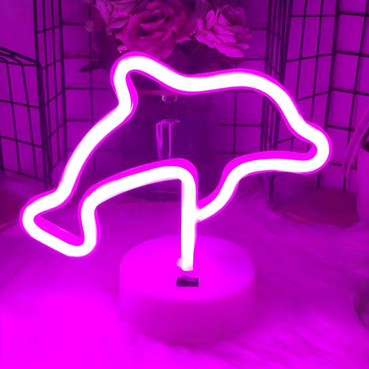 Kids Cartoon Lightning Bolt Mini Neon LED Night Lamp Image - 6