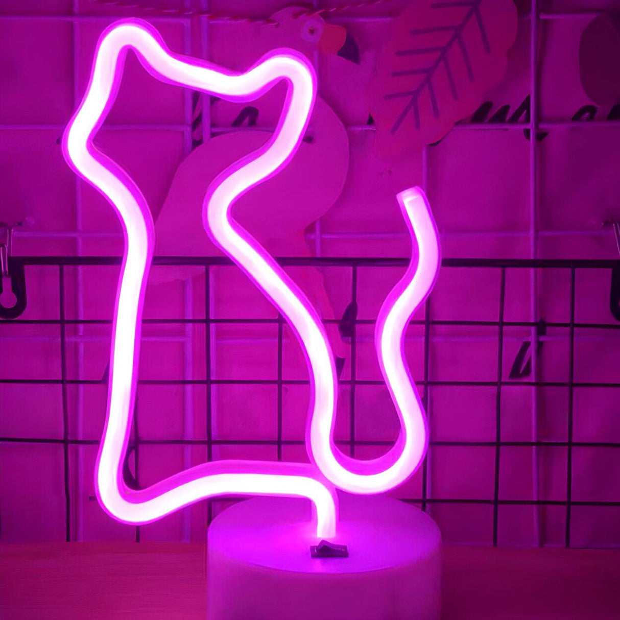 Kids Cartoon Lightning Bolt Mini Neon LED Night Lamp Image - 7