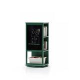 Kids Narrow Vertical Corner Rotating Wood Bookshelf Tower Image - 10