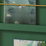 Kids Narrow Vertical Corner Rotating Wood Bookshelf Tower Image - 18