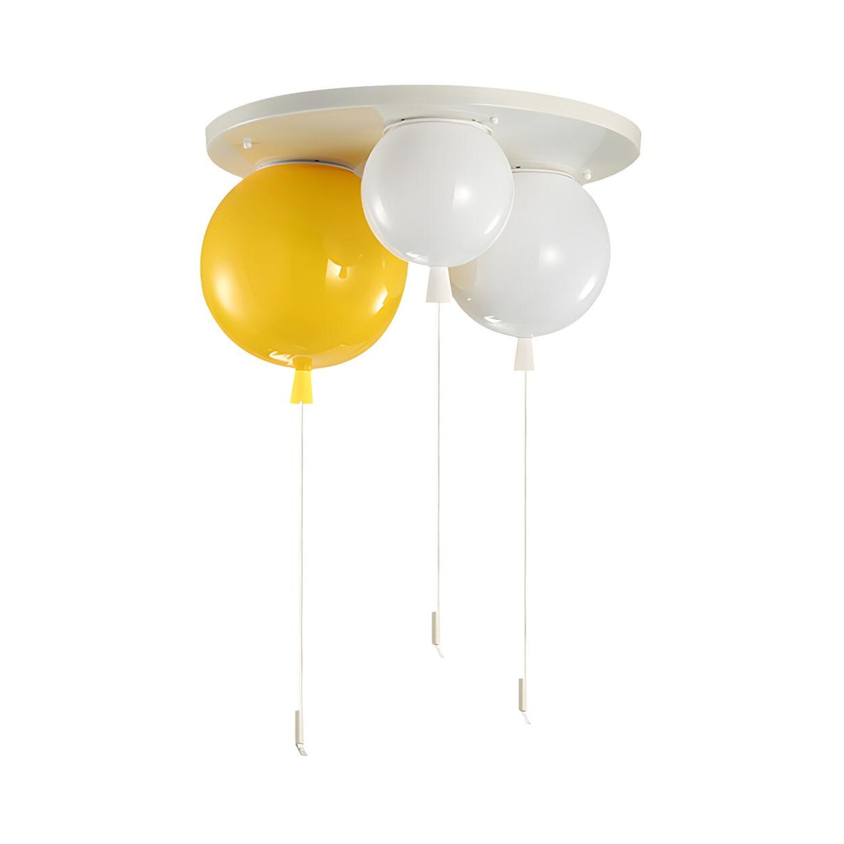 Kids Room Colorful Balloon Flush Mount Light 5-Light Image - 7