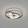 Kids Room Geometric Ring LED Ceiling Fan with Light Image - 5