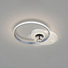 Kids Room Geometric Ring LED Ceiling Fan with Light Image - 8