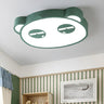 Kids Room Lovely Pink Panda LED Flush Mount  Light Image - 4