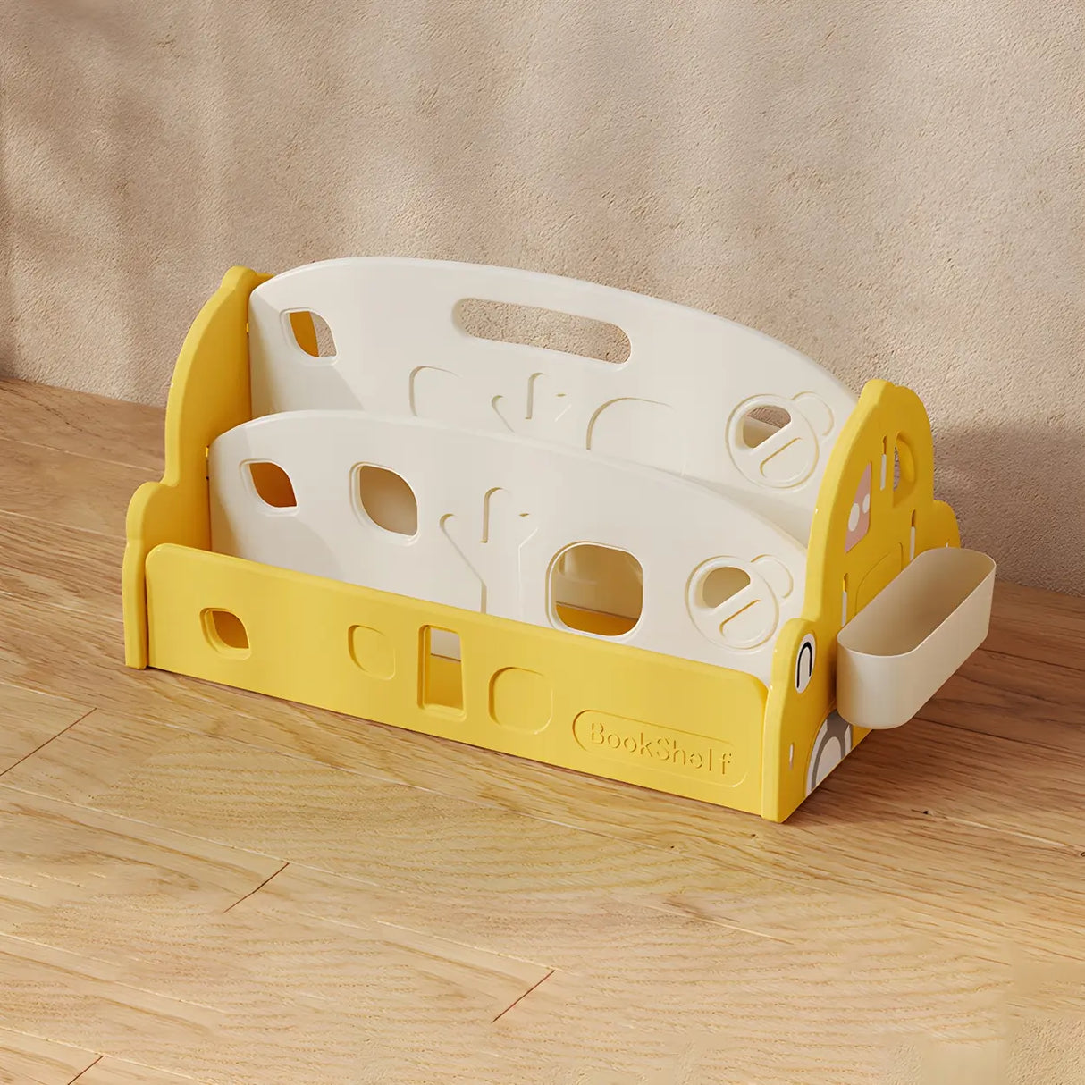 Kids Simple Desktop Organizer Shelf Small Bookcase Image - 11