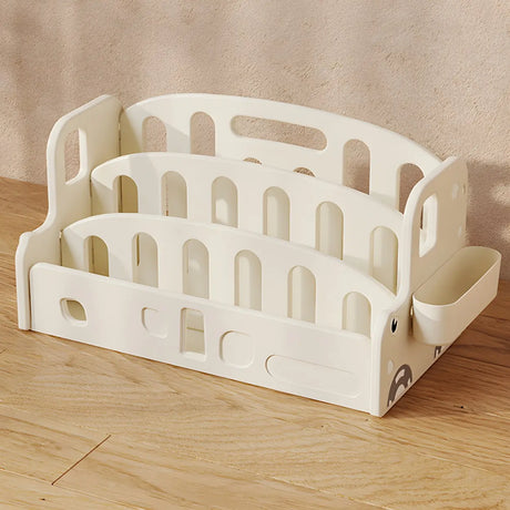 Kids Simple Desktop Organizer Shelf Small Bookcase Image - 2