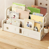 Kids Simple Desktop Organizer Shelf Small Bookcase Image - 3