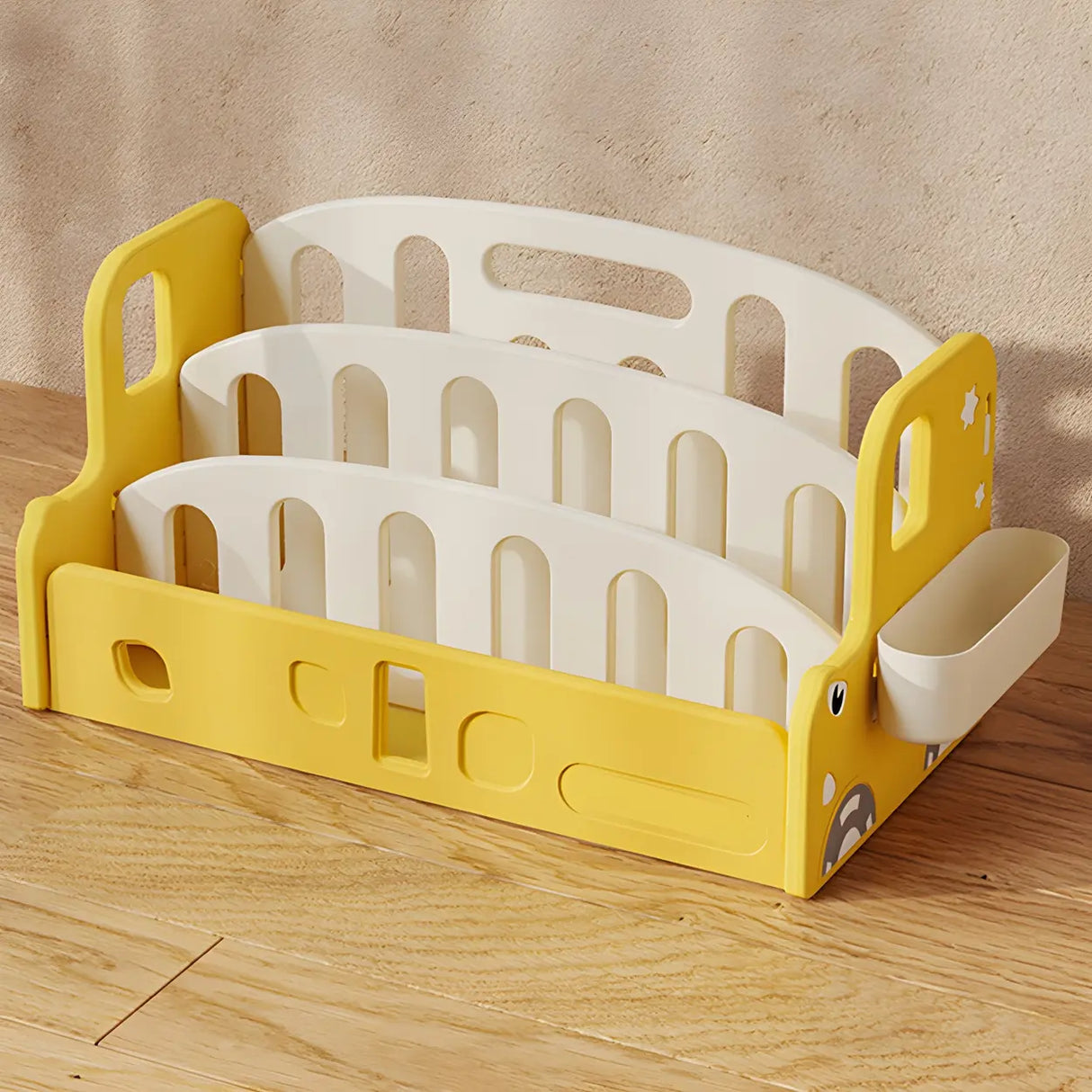 Kids Simple Desktop Organizer Shelf Small Bookcase Image - 4