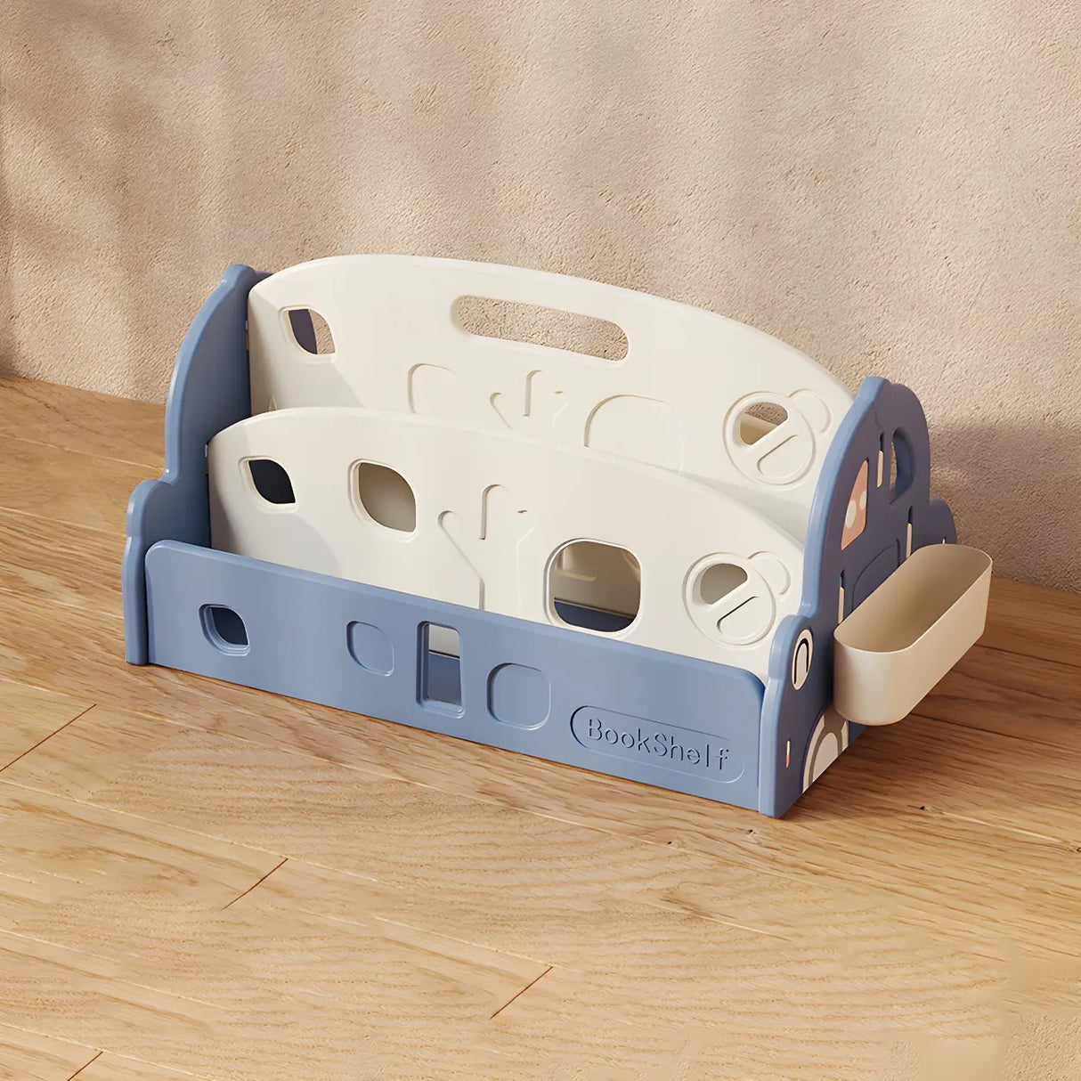 Kids Simple Desktop Organizer Shelf Small Bookcase Image - 7