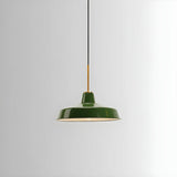 Kitchen Industrial Mini Green Iron Pendant Light Image - 6