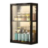 Kitchen Rectangular Wall-Mount Metal Storage Cabinet Image - 10
