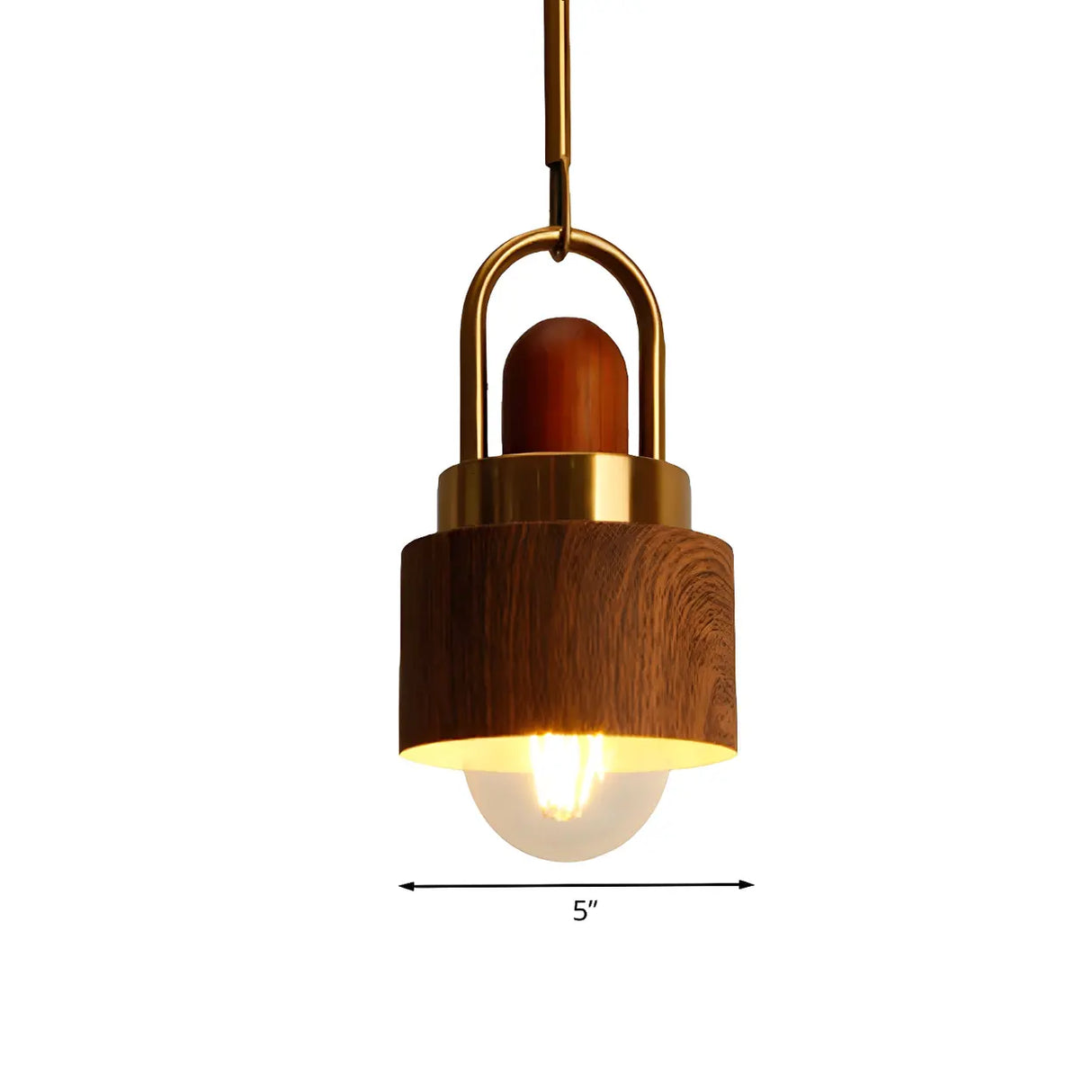 Kitchen Simplicity Metal Geometric Pendant Light 