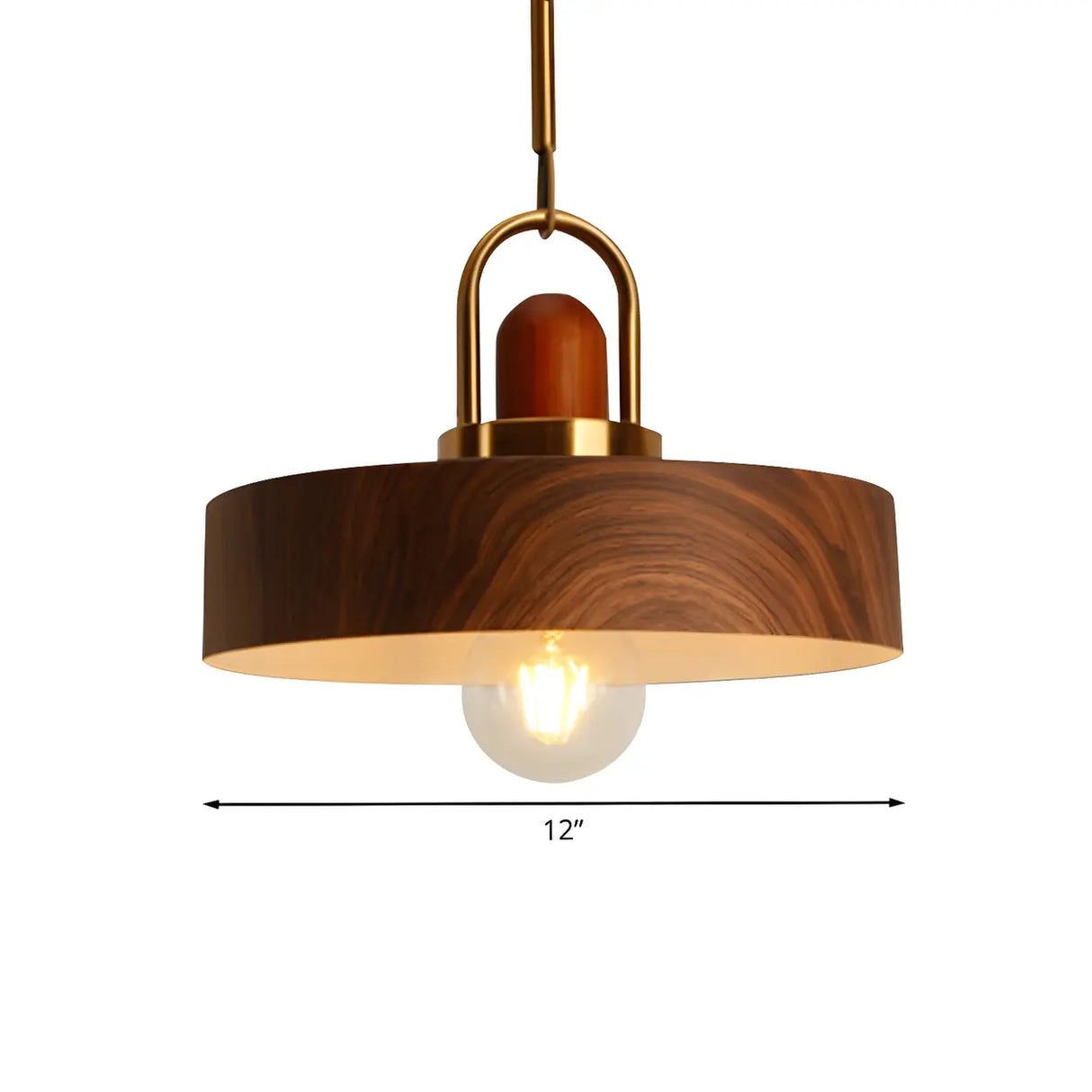 Kitchen Simplicity Metal Geometric Pendant Light Image - 14