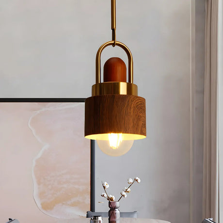 Kitchen Simplicity Metal Geometric Pendant Light Image - 2