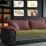 L-Shape Velvet Dark Grey Large Recliner Relaxation Sofa Image - 15