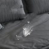 L-Shape Velvet Dark Grey Large Recliner Relaxation Sofa Image - 8