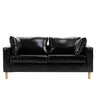 Lake Blue Removable Cushions Sewn Pillow Back Loveseat Image - 6