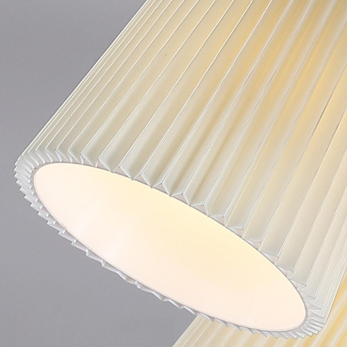 Large Fabric Cylinder Semi-Flush Mount Lamp 6-Light Image - 13