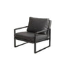 Light Gray Tech Cloth Pillow Back Accent Chair with Leg Image - 11