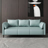 Light Gray Water Resistant Pillow Back Foam Fill Sofa Image - 7