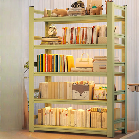 Light Green Fresh Open Back Steel Organizer Bookshelf Image - 1