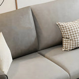 Light Green Tech Cloth Modular Sectional with Storage Image - 12