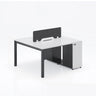 Light Wood Drawer Cabinet Rectangle Office Writing Desk Image - 18