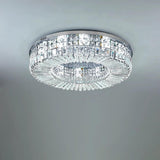 Living Room Luxury Crystal Flush Mount Ceiling Light Image - 10