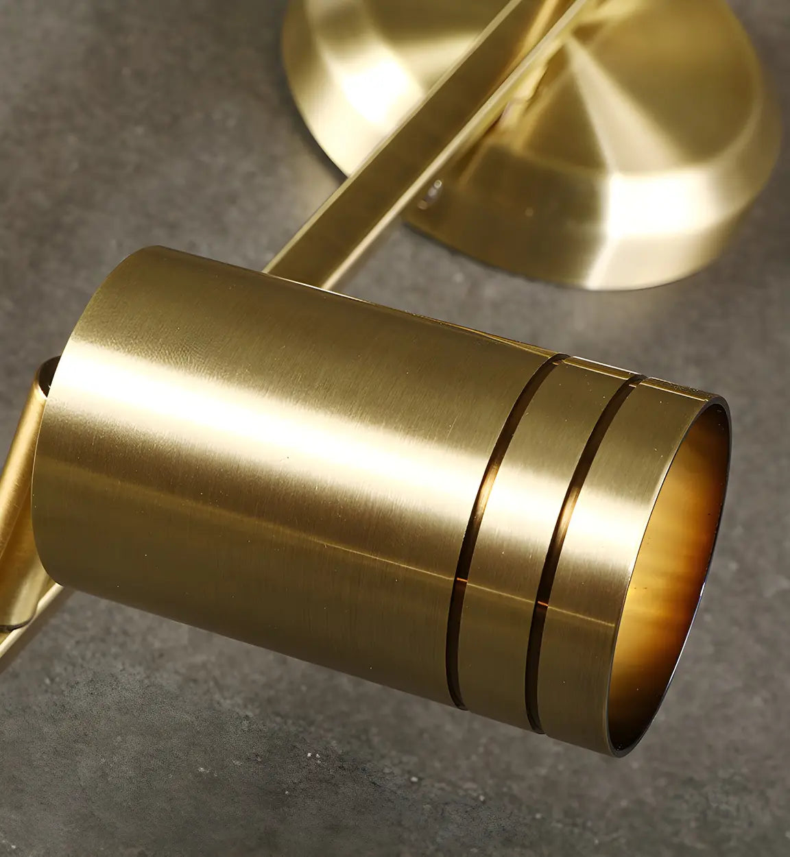 Living Room Modern Adjustable Brass Track Light Large Image - 12